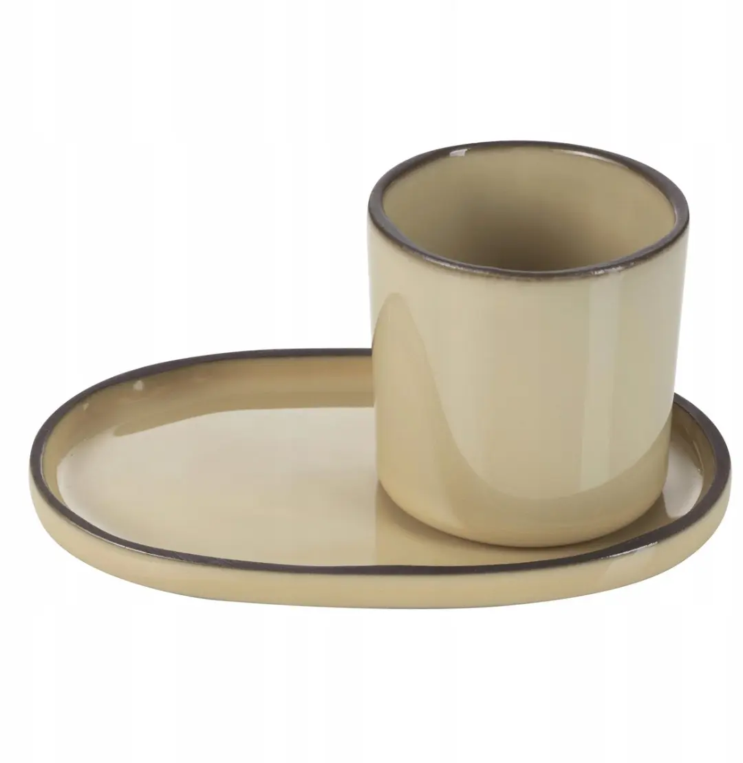 Revol Espressokop RV-652686-4 - 80ml - Handgemaakt porselein - Beige - afbeelding 3 van 4