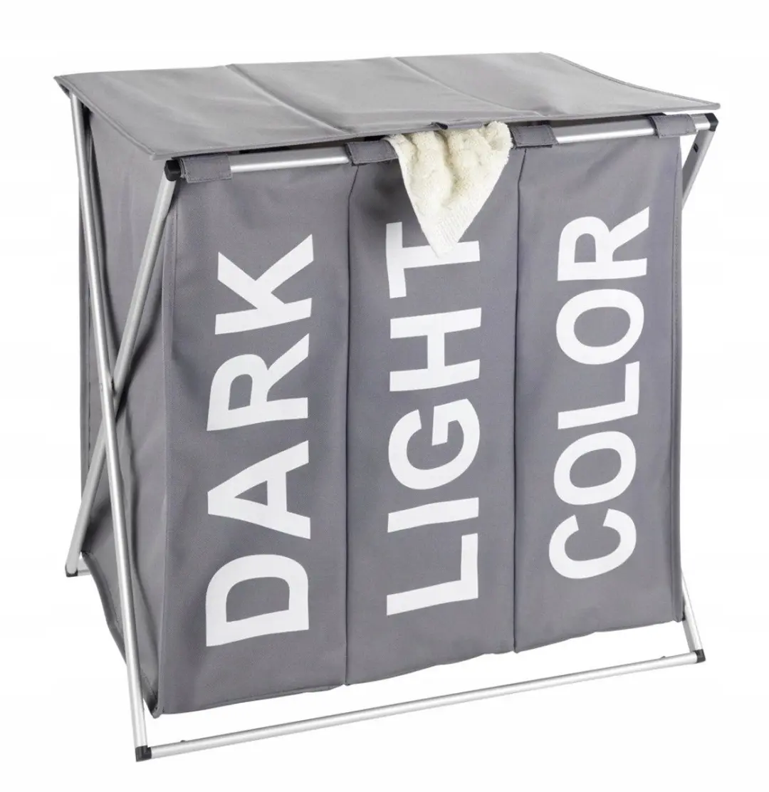 Wenko Wasmand Trio Top grijs - 118L - afbeelding 5 van 6
