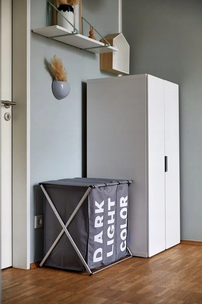 Wenko Wasmand Trio Top grijs - 118L - afbeelding 6 van 6