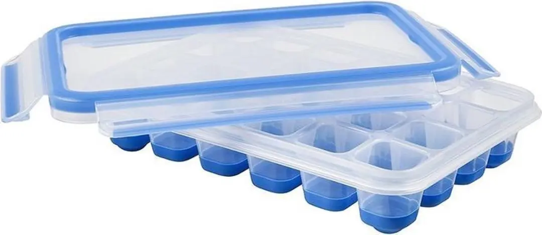Emsa Clip & Close IJsblokjesdoos 24 Stuks - Blauw - afbeelding 5 van 6