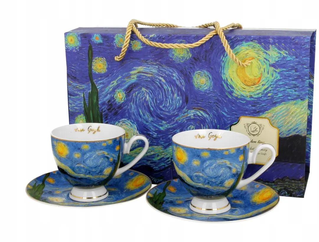 Set van 2 Kopjes met Schotels