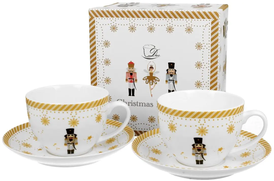 Set van 2 Kerst Mokken met Balerina