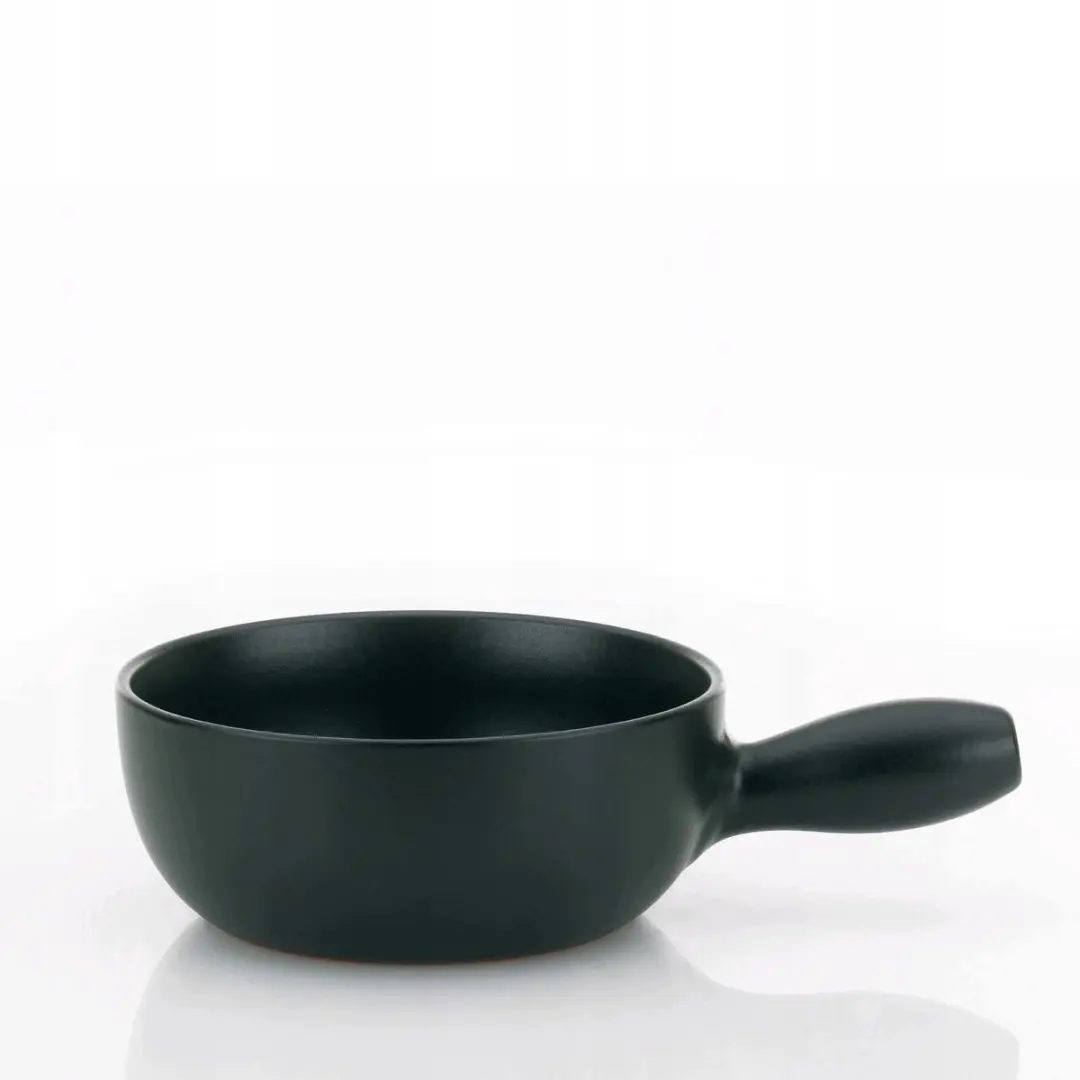 Kela Kaasfonduepan Steelpan 22,5 cm Zwart Keramiek 2L