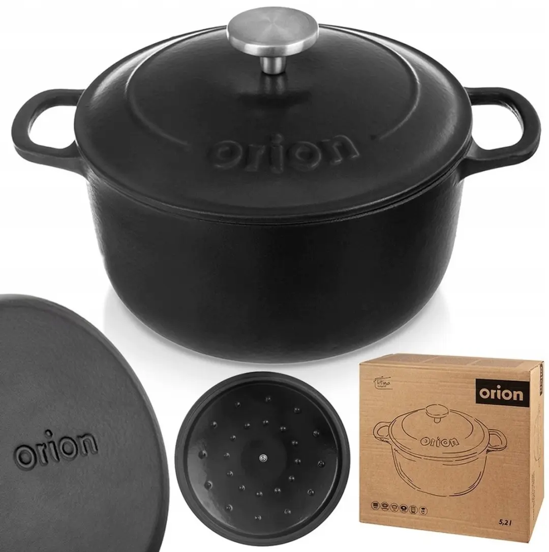 Gietijzeren Emaille Braadpan 5.2L