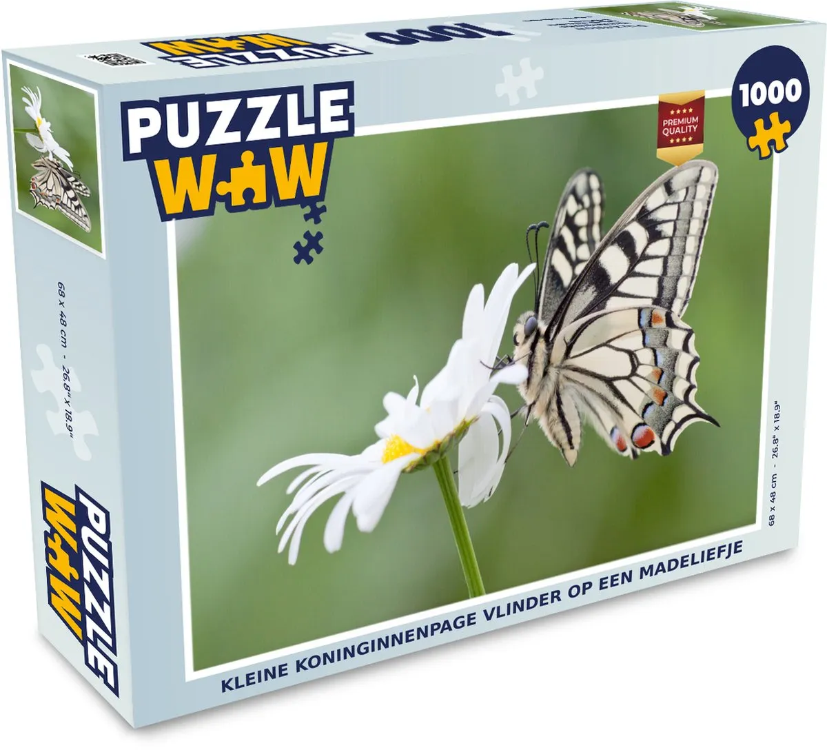 PuzzleWow Legpuzzel Kleine Koninginnenpage 1000 Stuks