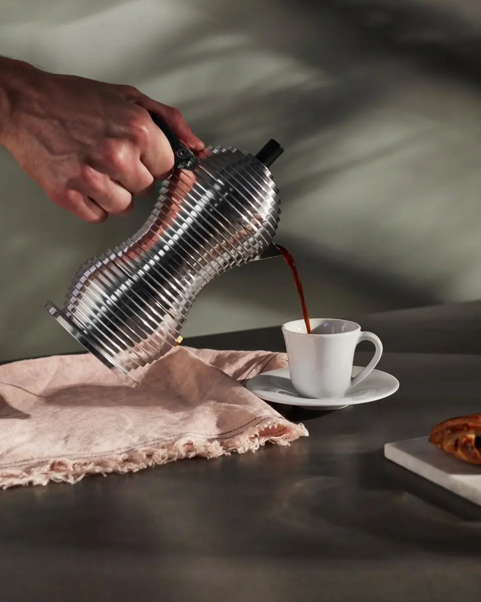Alessi PULCINA Percolator MDL02-3BFM - 150ml - Zwart - afbeelding 2 van 2