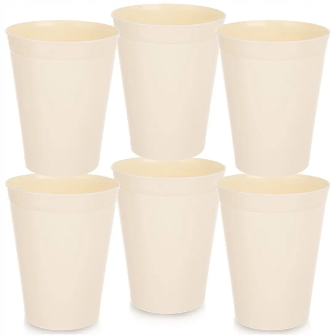 Orion Sandy Plastic Bekers 300ml - Set van 6 - afbeelding 2 van 5