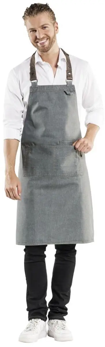 Chaud Devant Schort Forene Denim Grijs - afbeelding 6 van 6
