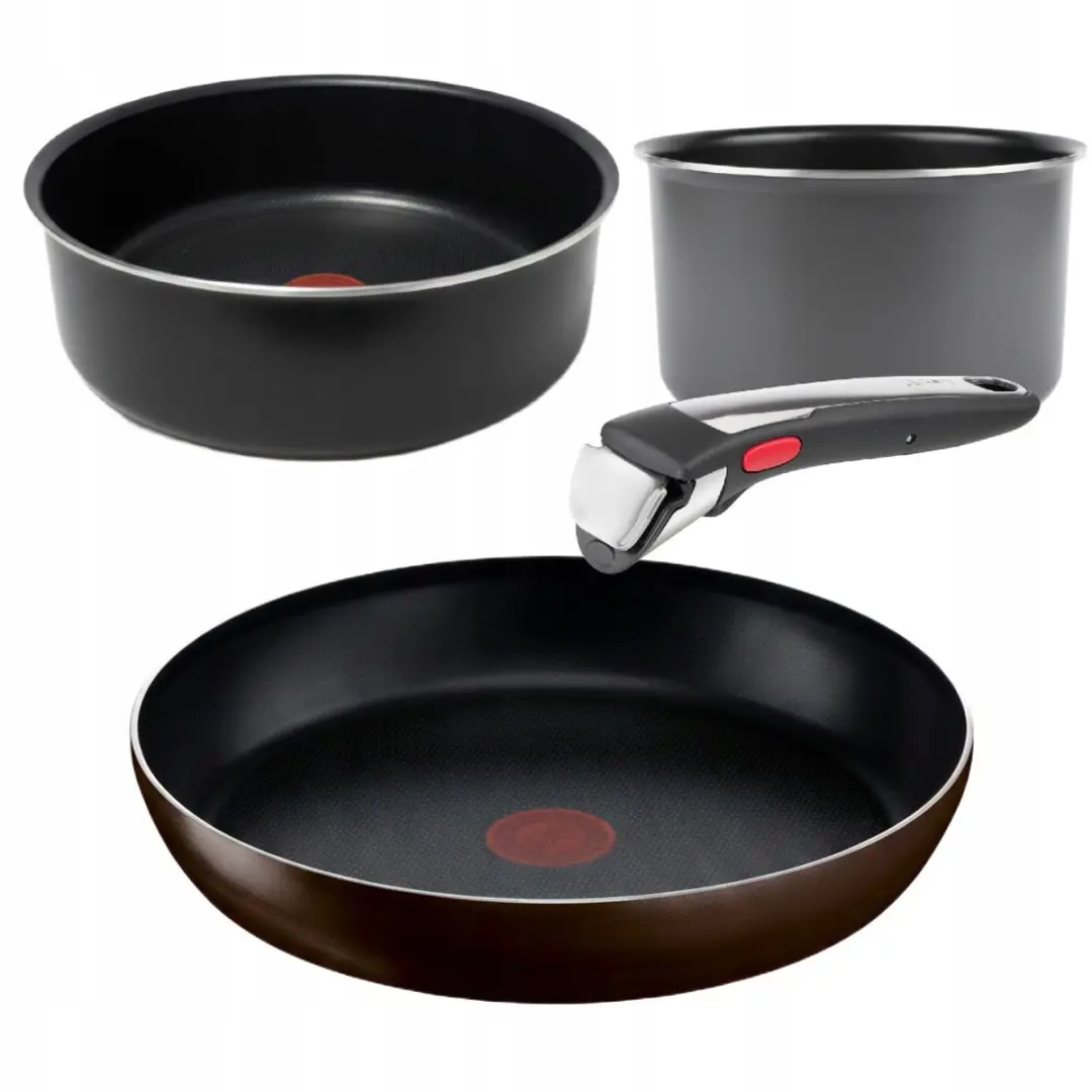 Ingenio Pannenset met Afneembare Steel: Koekenpan & 2 Pannen