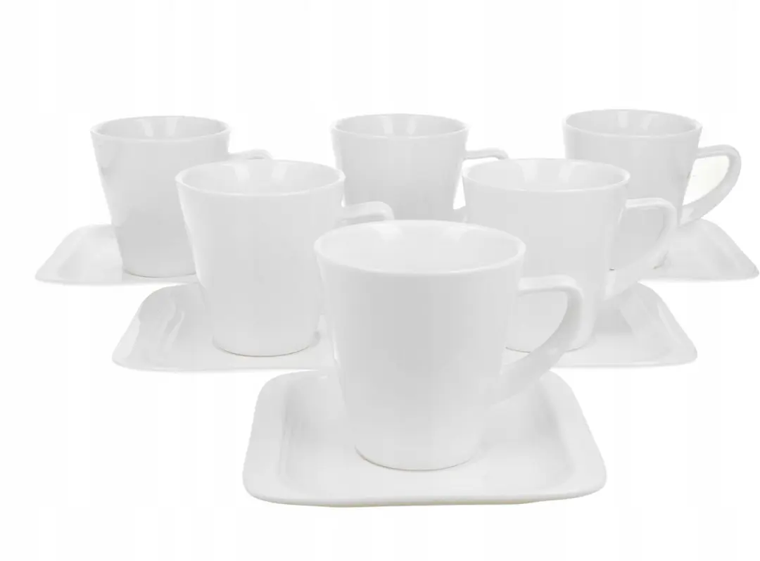 INFINITY Porseleinen Koffiekopjes met Schotels