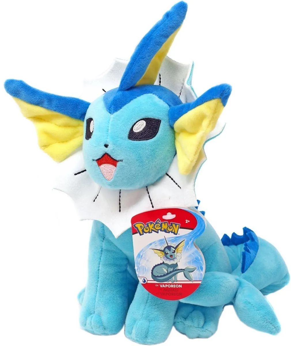 Pokémon Pluche Vaporeon 20cm