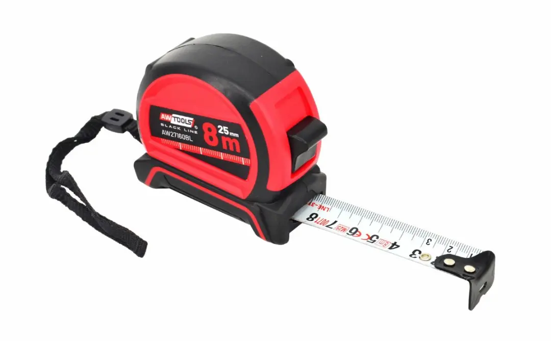 AWTools AW27160BL Rolmaat 8m - Nylon Coating