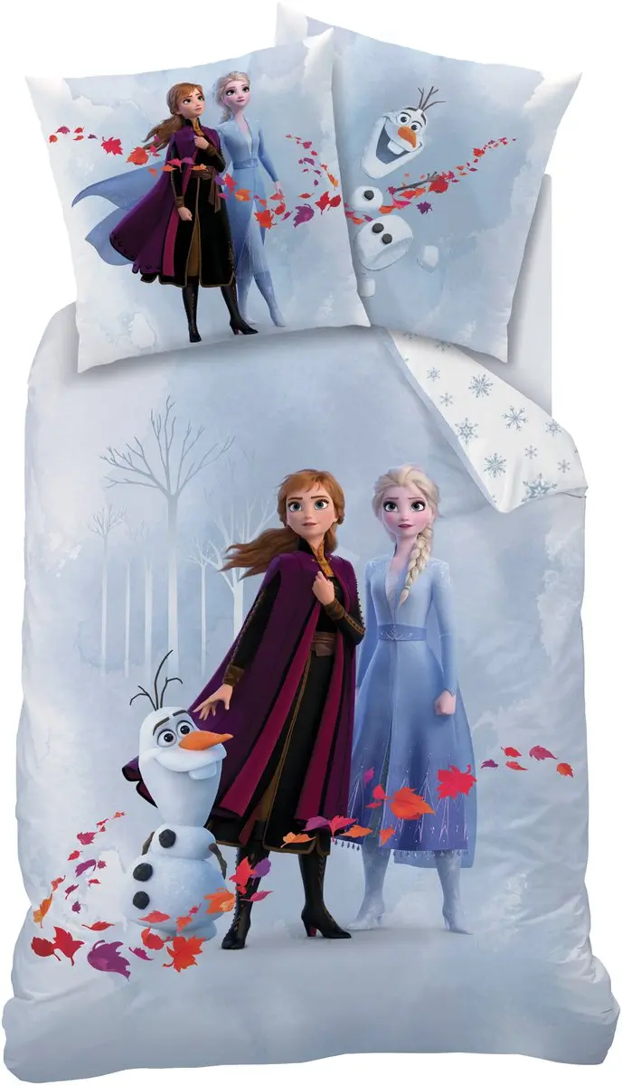 Disney Frozen Dekbedovertrek Trio - Eenpersoons - 140 x 200 cm - Katoen