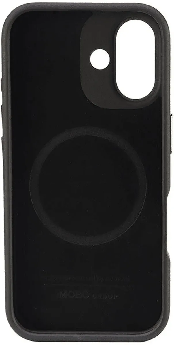 Audi Backcover iPhone 16 - Synthetisch Leder - Zwart