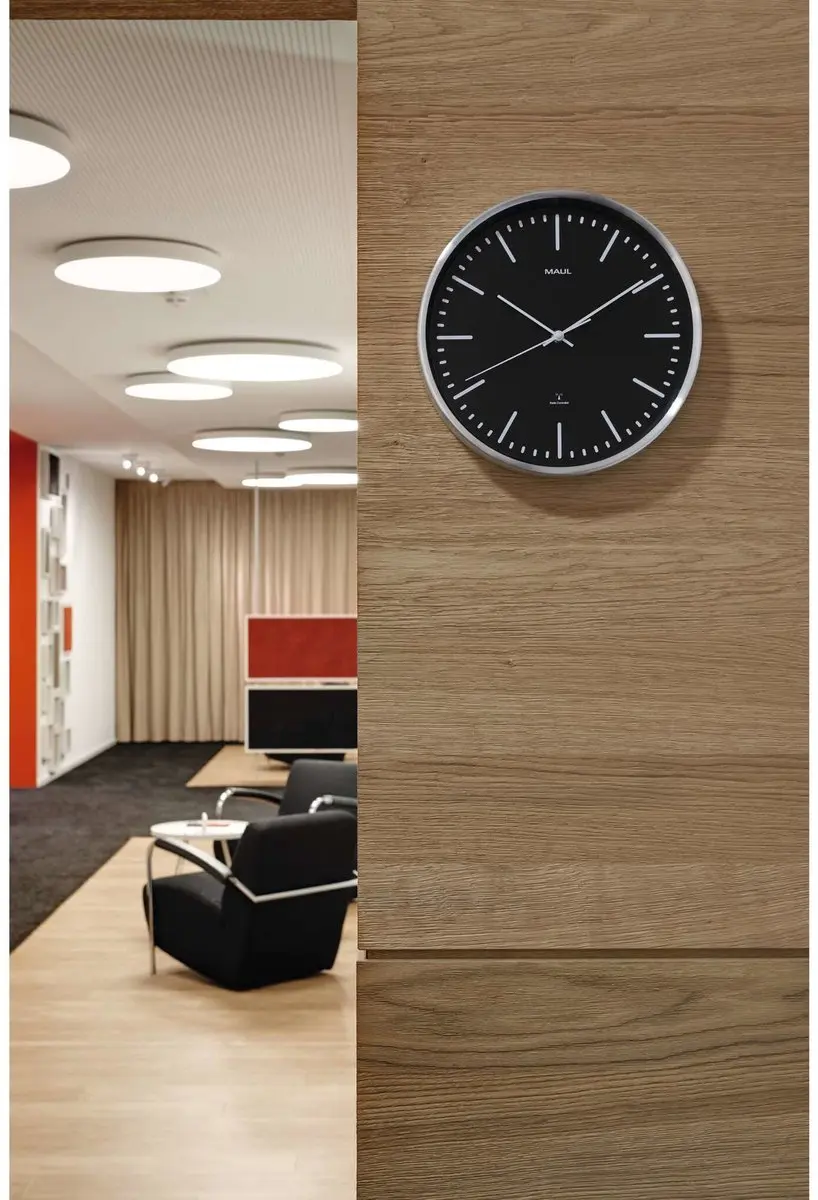 MAULfly Wandklok 30RC - Zwart - 1 Stuk - afbeelding 5 van 6