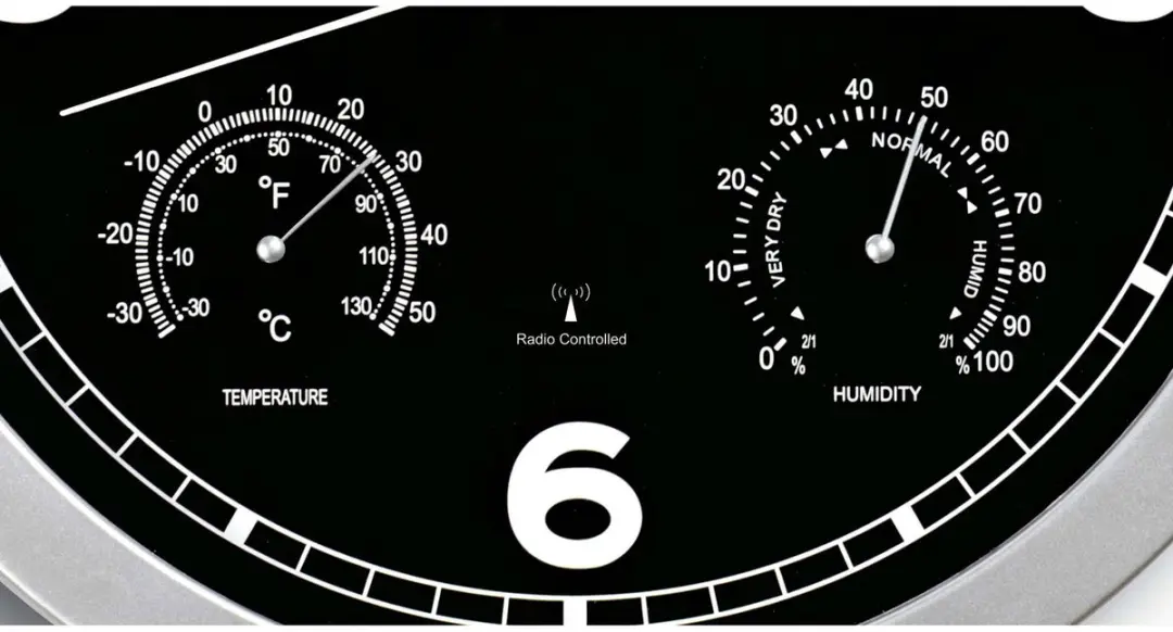 MAULdrive Wandklok 30RC - Zilver - 1 Stuk - afbeelding 5 van 6