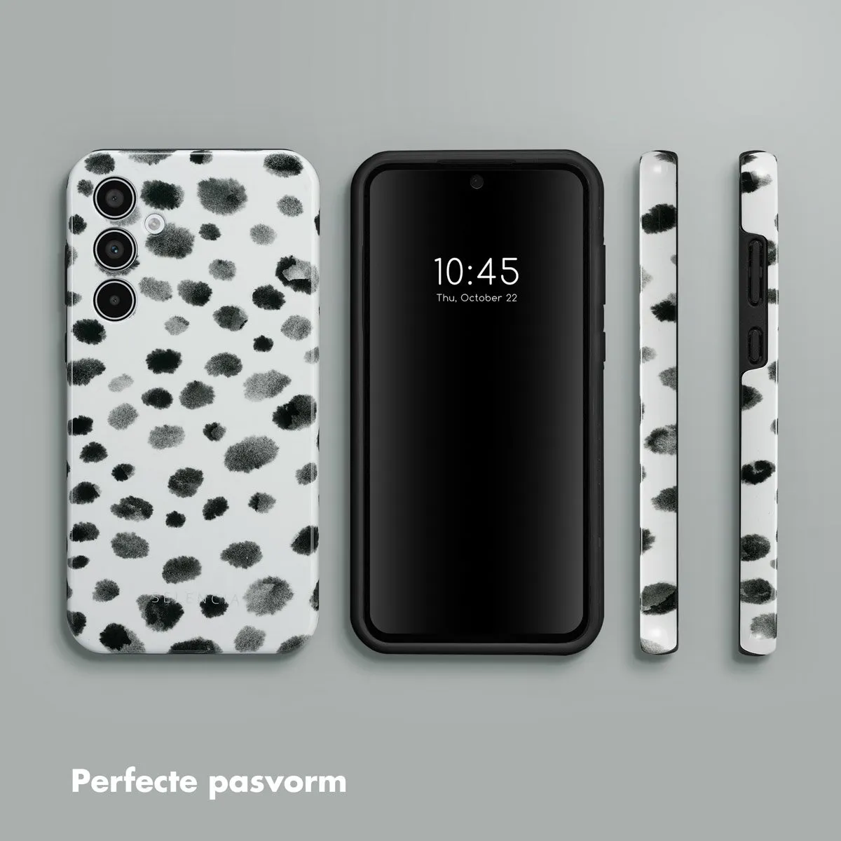 Selencia Hoesje Samsung Galaxy A35 Trendy Leopard
