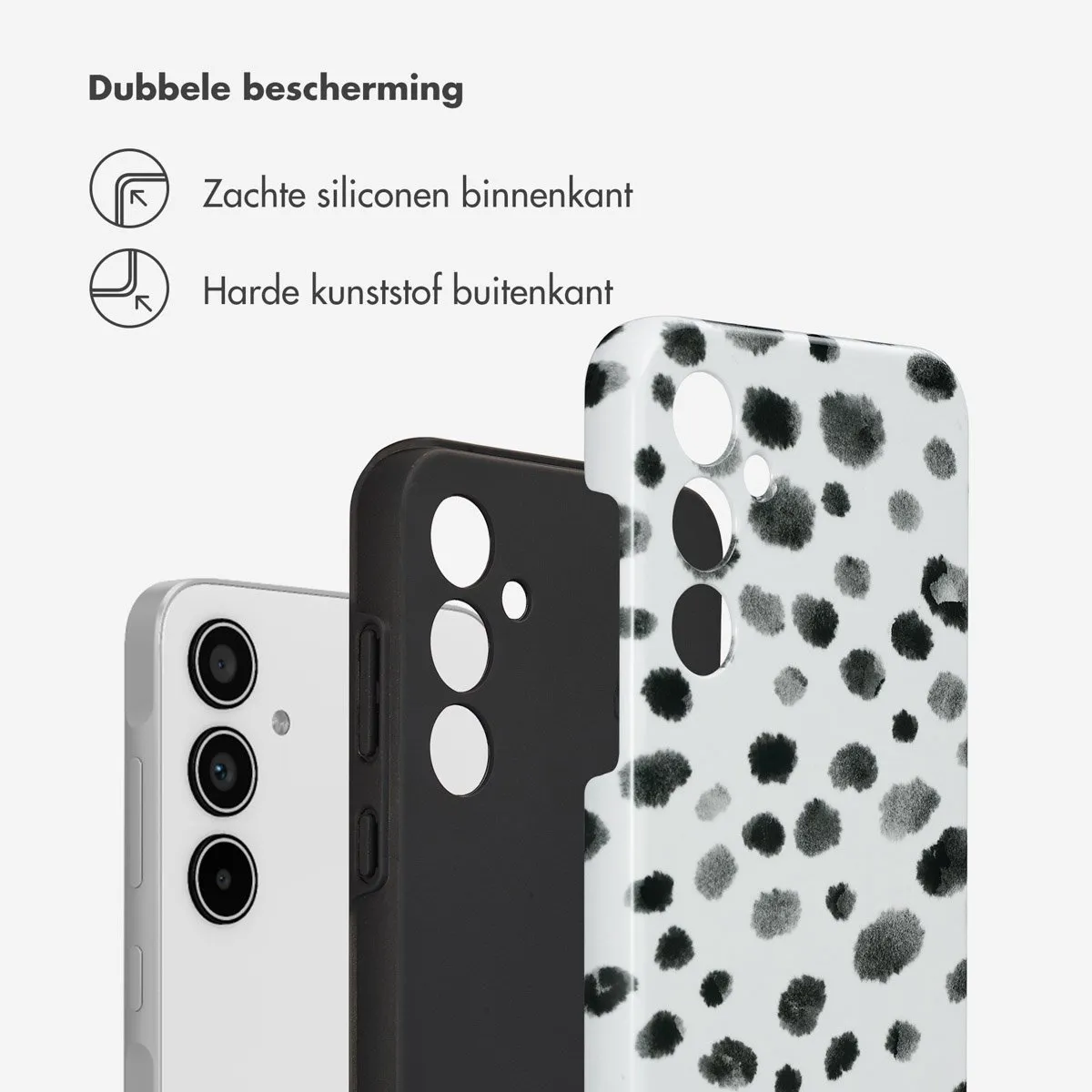 Selencia Hoesje Samsung Galaxy A35 Trendy Leopard