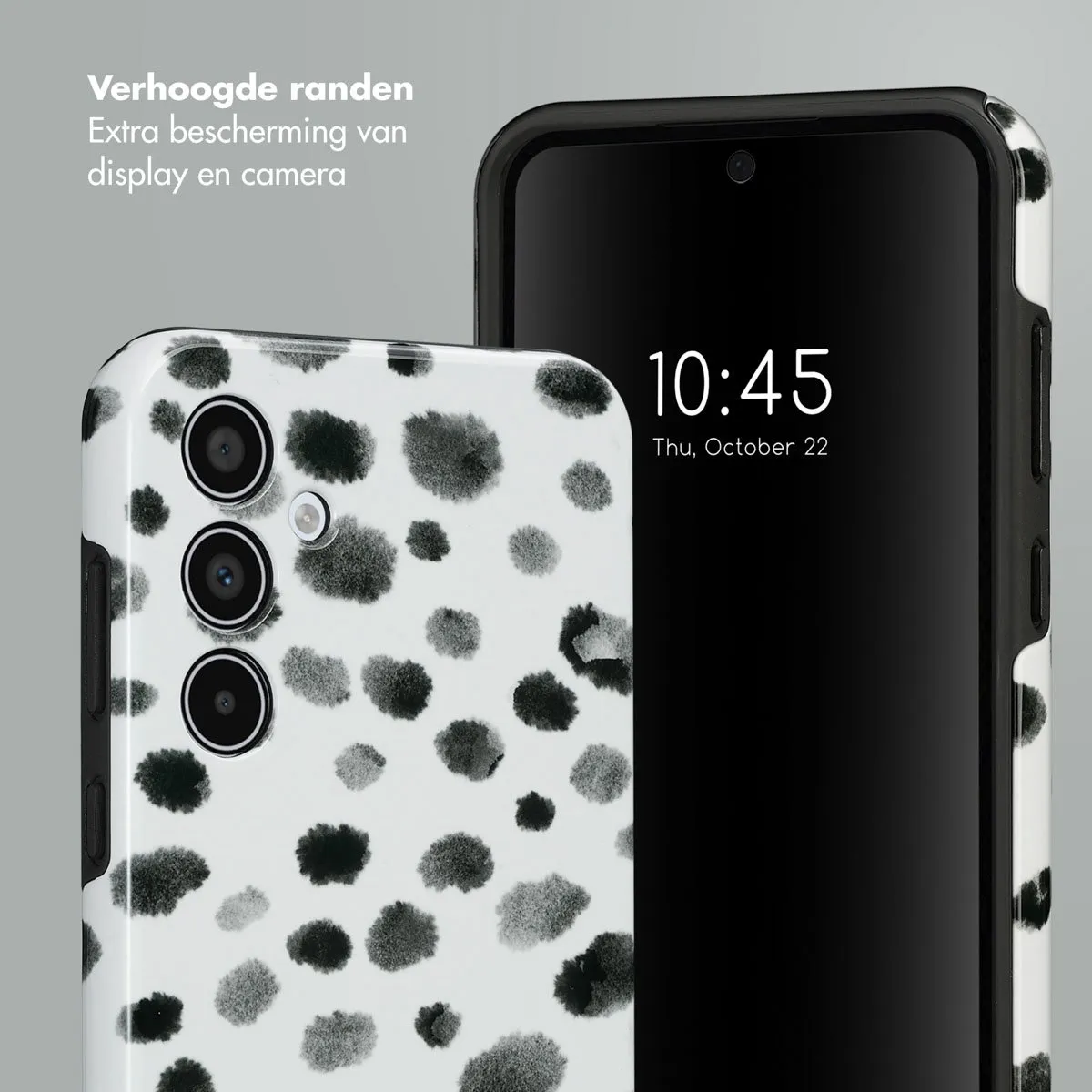 Selencia Hoesje Samsung Galaxy A35 Trendy Leopard