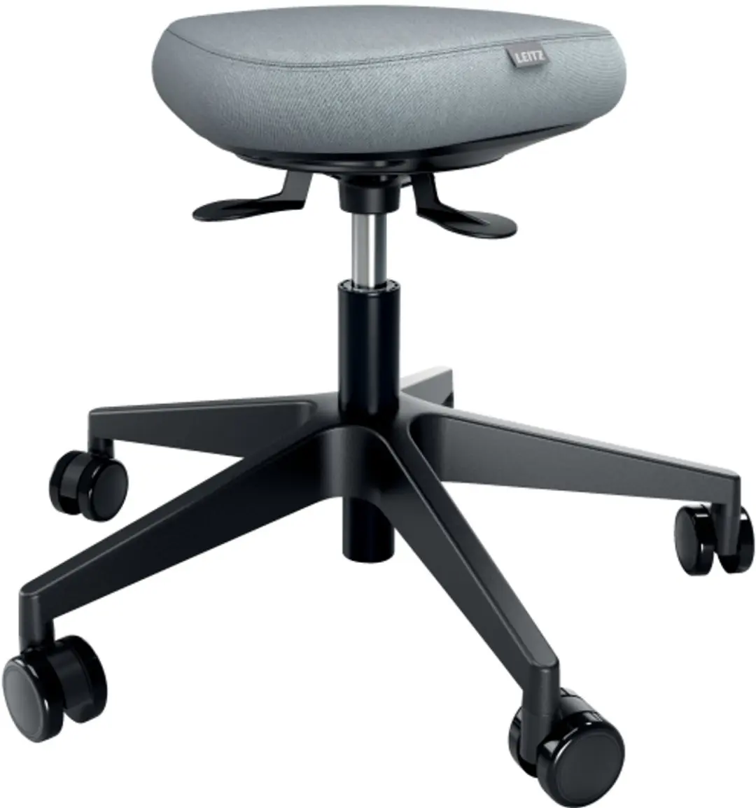 Leitz Ergo Actieve Zitkruk met Wieltjes en Comfort Wiebelkussen