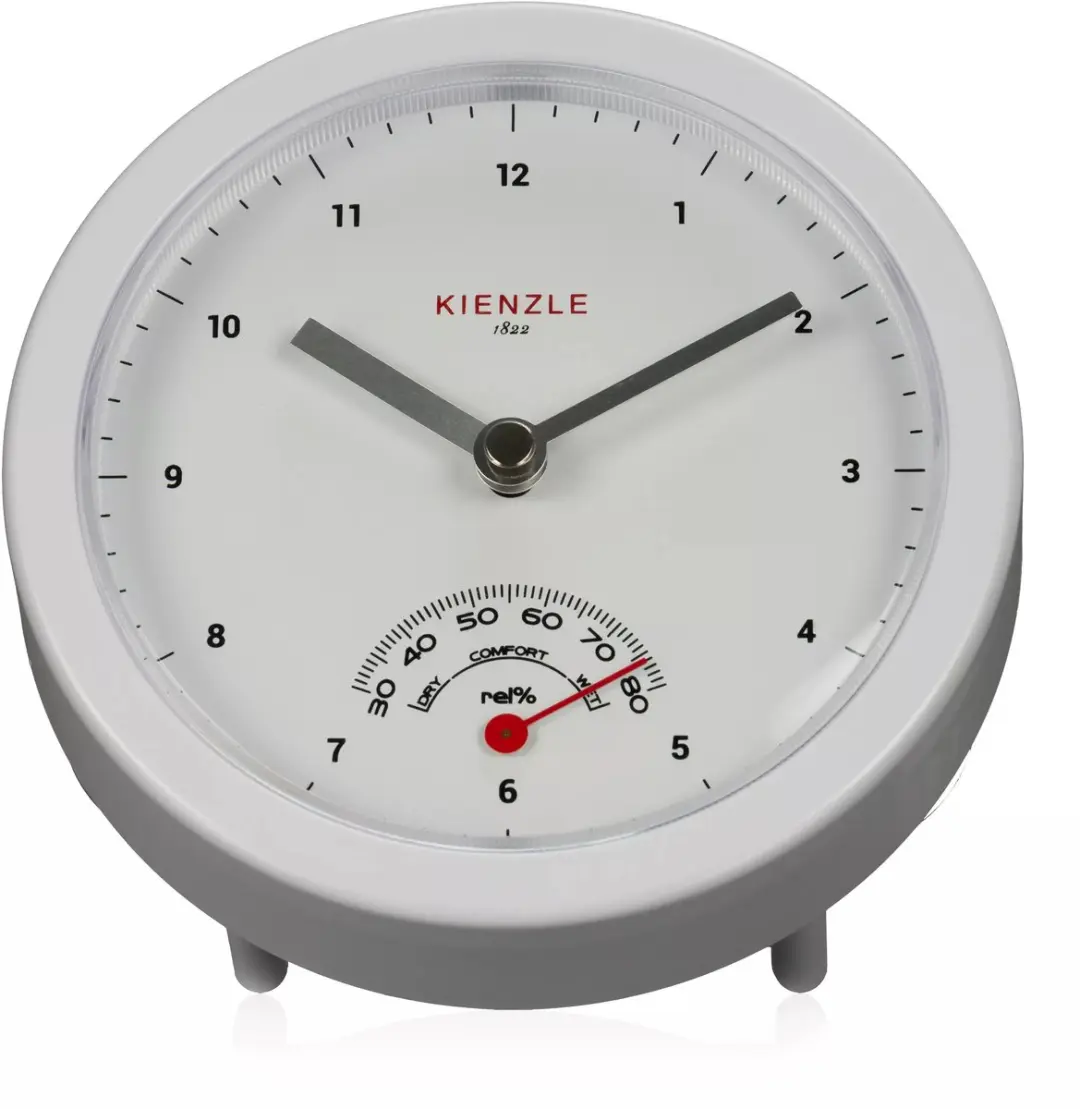 Bresser Kienzle Badkamerklok 14cm - Wit - afbeelding 4 van 6