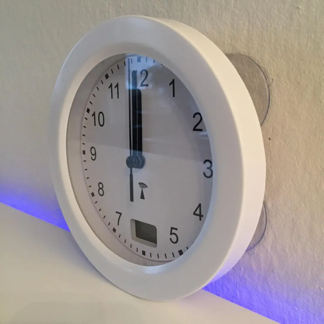 TFA Dostmann 60.3501 Wandklok - Wit - 17cm - Radiogestuurd - afbeelding 6 van 6