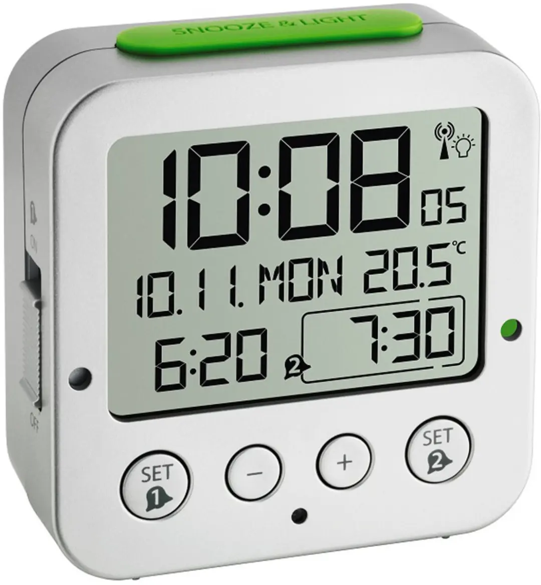 TFA Dostmann BINGO Funk-Wecker 60.2528.02