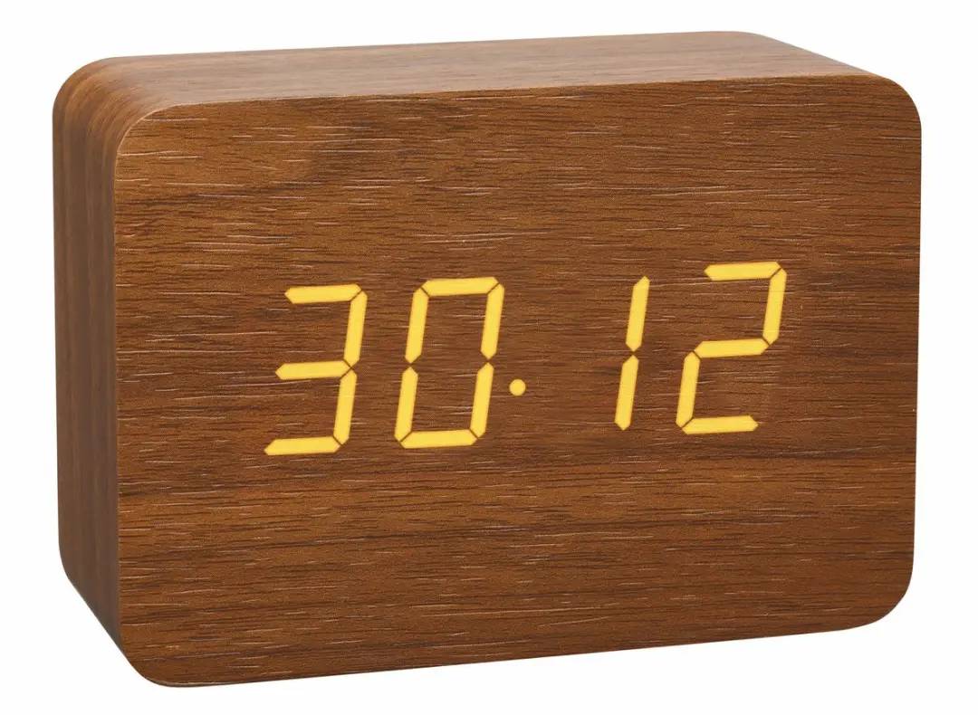 TFA Dostmann Wekker 60.2549.08 - Hout - Licht - Bruin - afbeelding 5 van 6