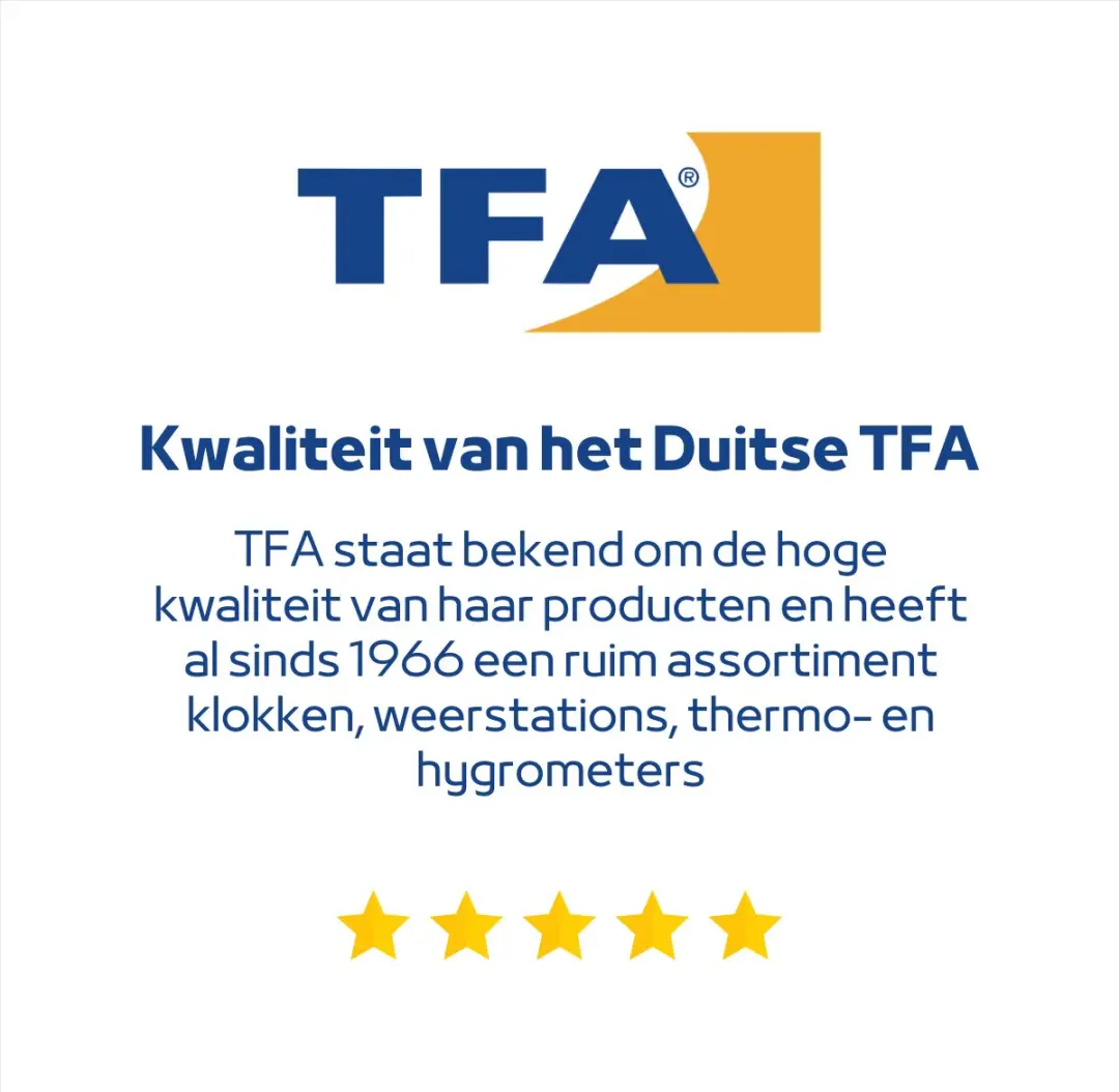TFA Dostmann Wekker 60.2549.08 - Hout - Licht - Bruin - afbeelding 2 van 6