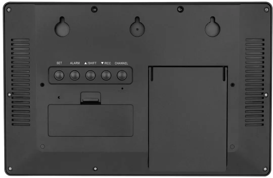 TFA Dostmann Wandklok Zendergestuurd - 360cm Zwart - afbeelding 4 van 6