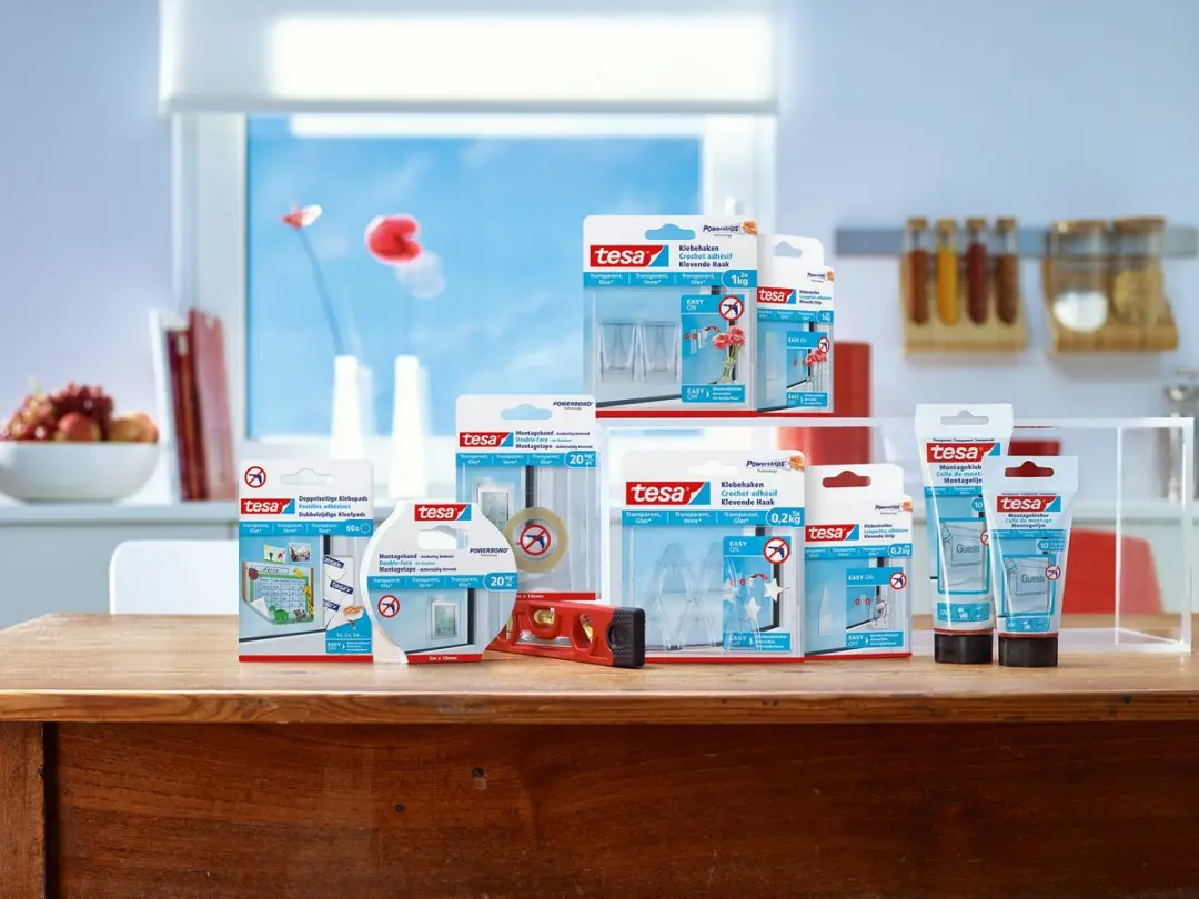 Tesa Powerstrips Decoratieve Haak - Transparant - 5 Stuks - afbeelding 5 van 5