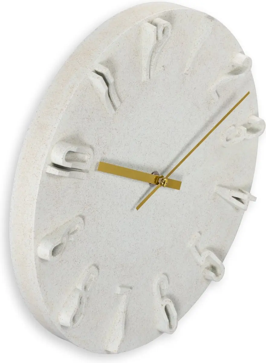 Hama Corfu Wandklok - 30cm - Beige - afbeelding 3 van 3