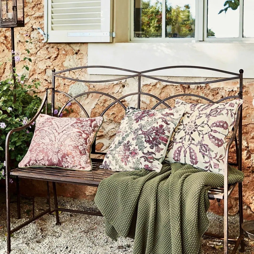 Loberon Kussenhoes Set 3 Stuks - Camden Violet/Roz - afbeelding 2 van 5