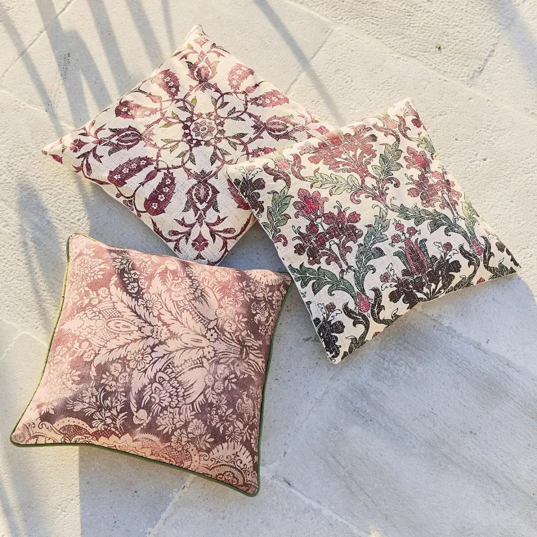 Loberon Kussenhoes Set 3 Stuks - Camden Violet/Roz - afbeelding 5 van 5