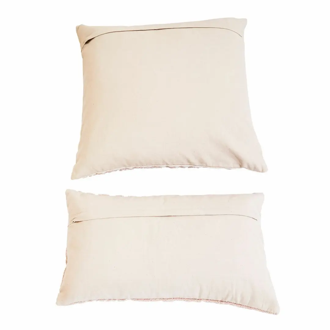 Loberon Kussenhoes Set 2 Stuks - Enchanto Roze/Beige - afbeelding 3 van 5