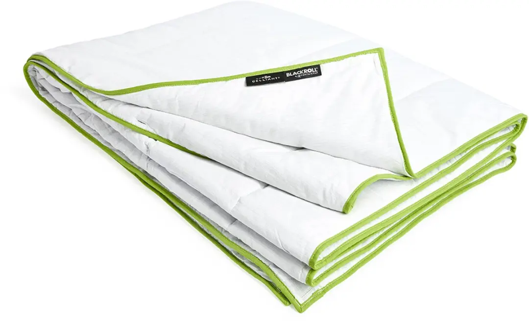 BLACKROLL Recovery Deken 135x200cm - Wit/Groen