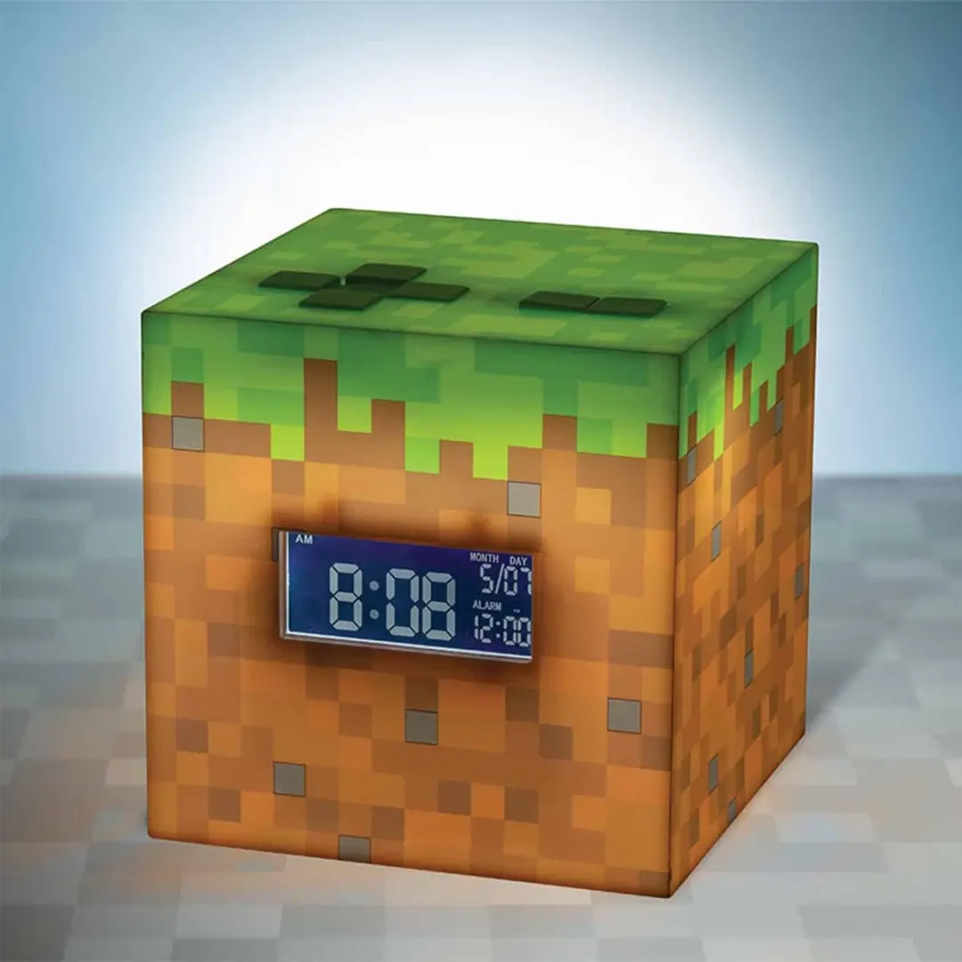 Paladone Minecraft USB Alarmklok - 15,5 cm - Multi