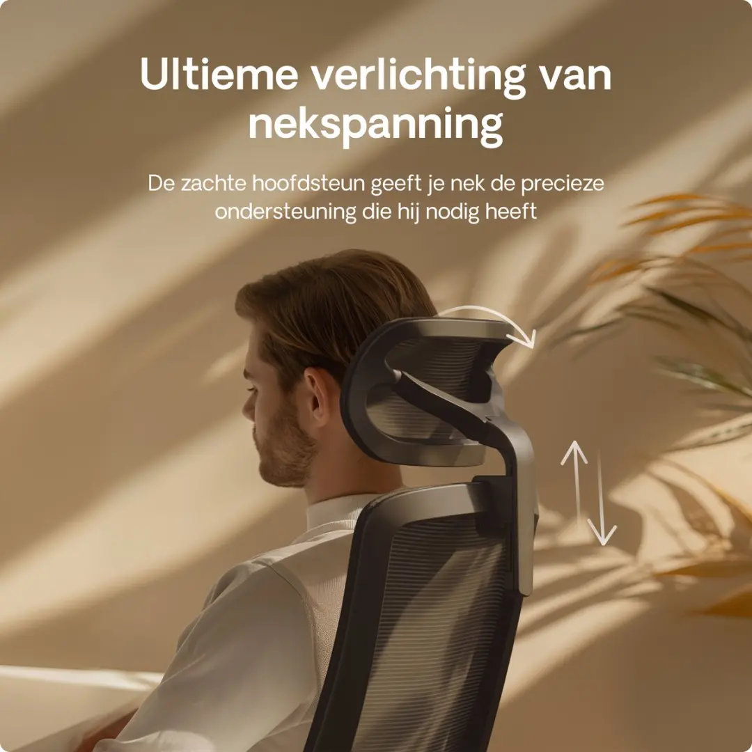 Desktronic SitOne Ergonomische Bureaustoel - Zwart - afbeelding 6 van 6