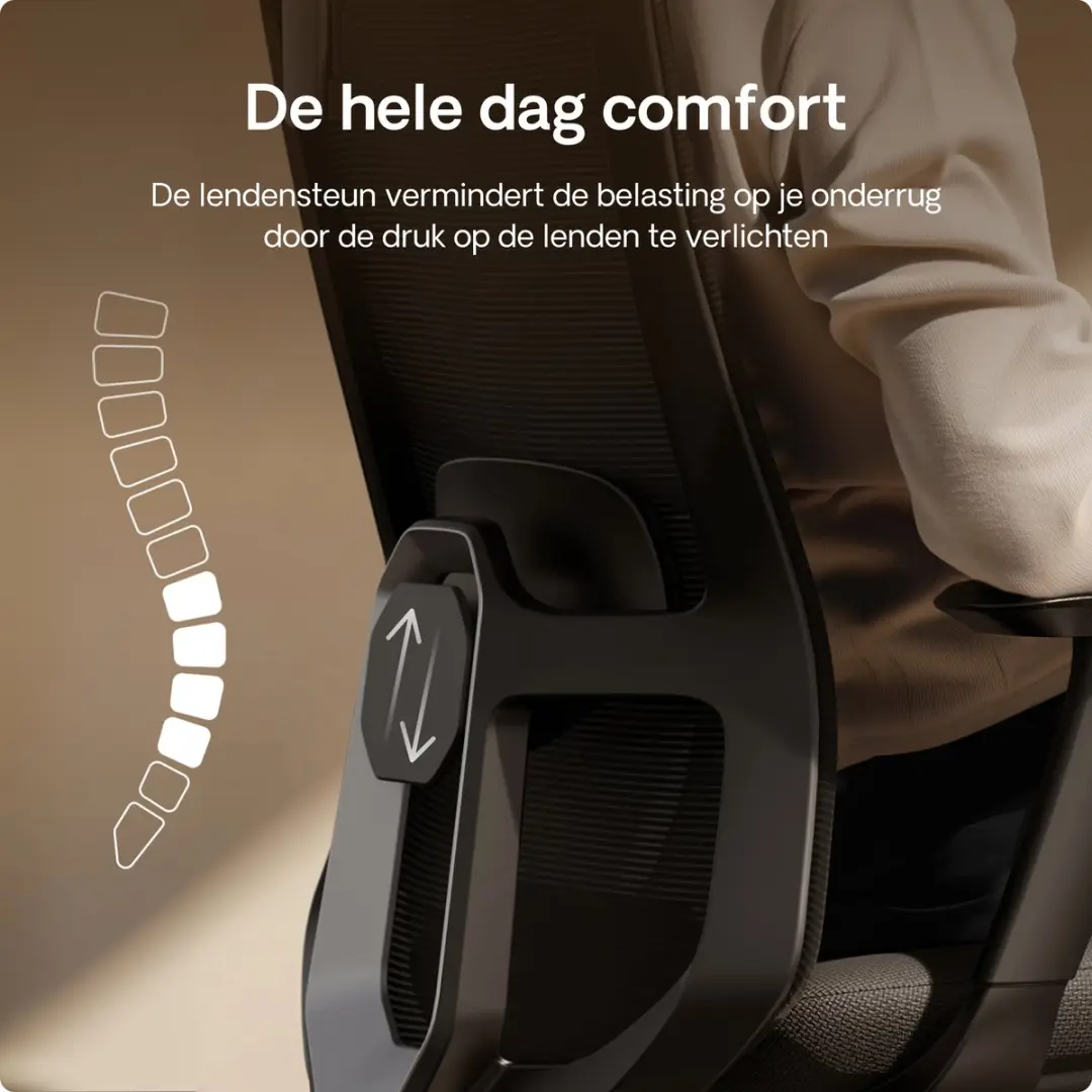 Desktronic SitOne Ergonomische Bureaustoel - Zwart