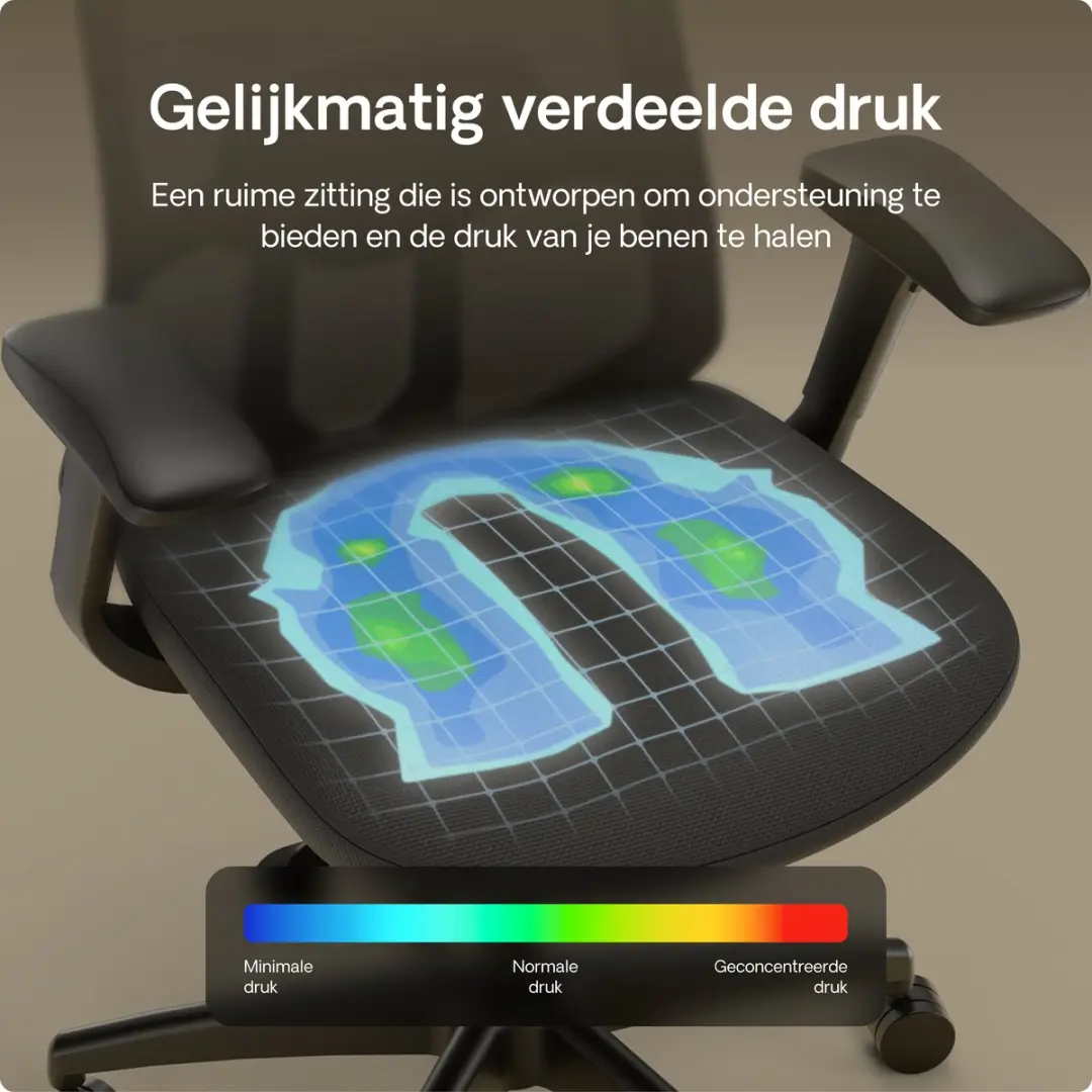 Desktronic SitOne Ergonomische Bureaustoel - Zwart