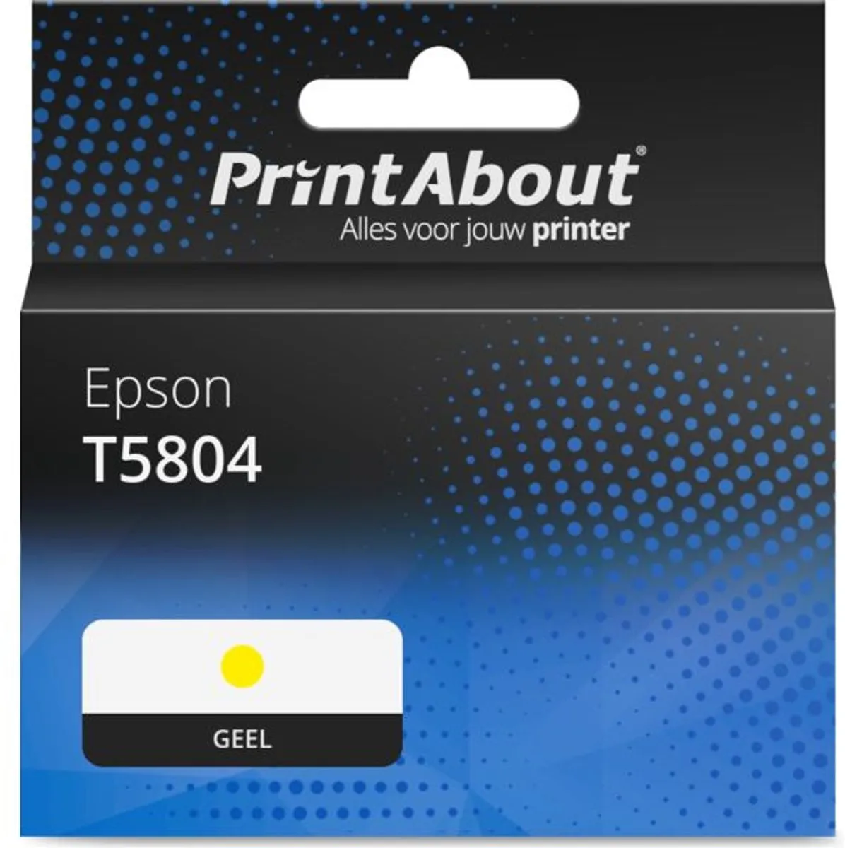 PrintAbout T5804 Inktcartridge Geel
