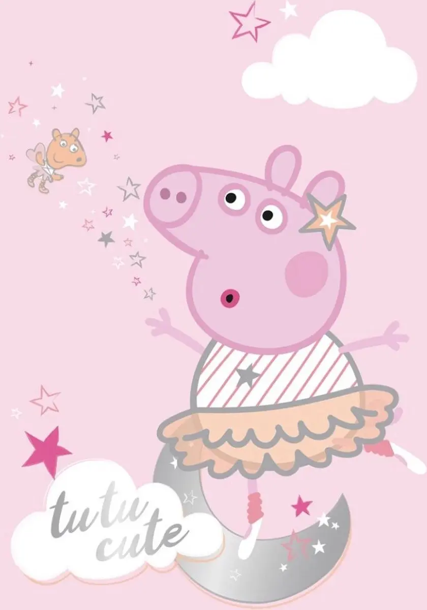 Peppa Pig Fleece plaid Tutu Cute 100 x 140 cm
