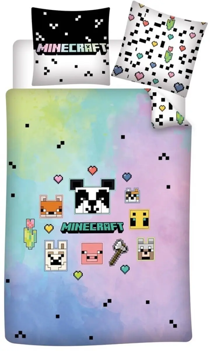 Minecraft Dekbedovertrek 140x200cm