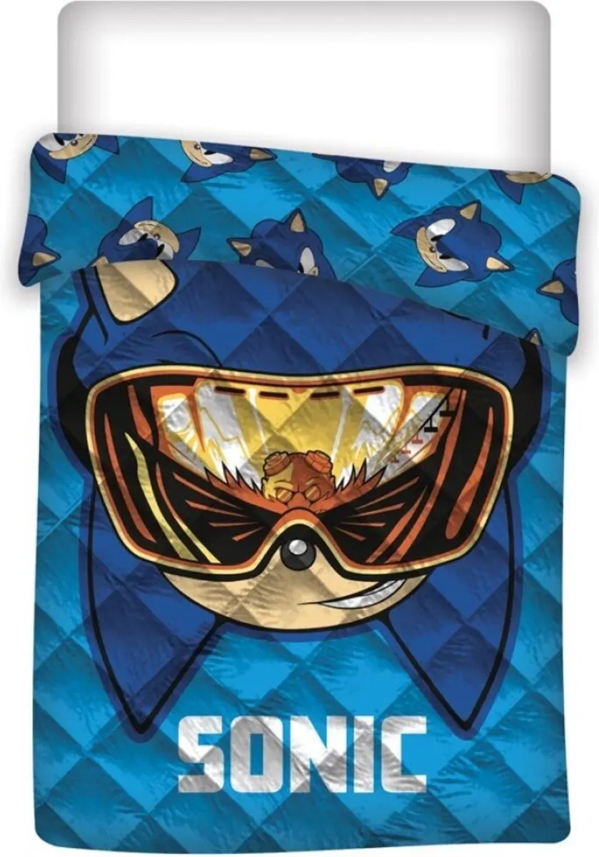 Sonic Sprei Visor Eenpersoons 140x200cm
