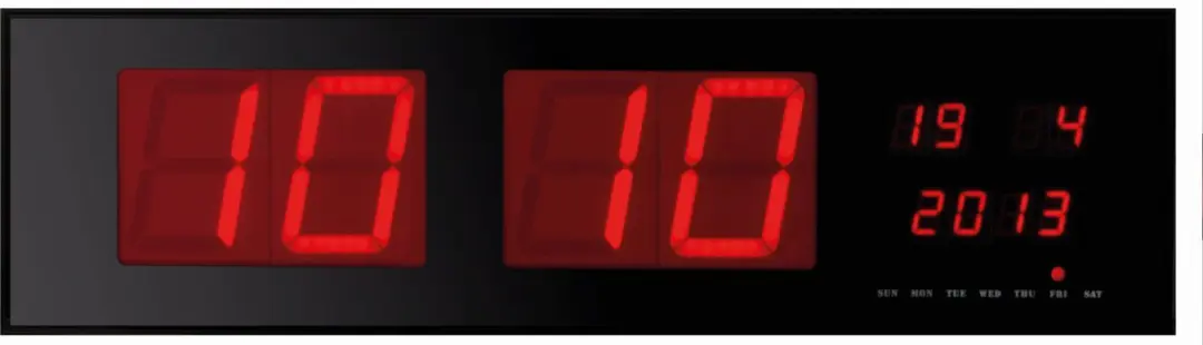 Perel WC208 Digitale LED Wandklok