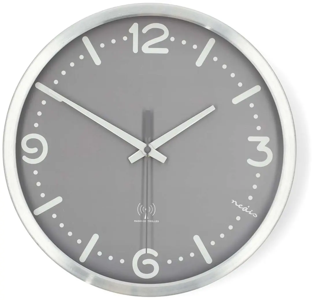 Nedis Wandklok 30cm Radiogestuurd