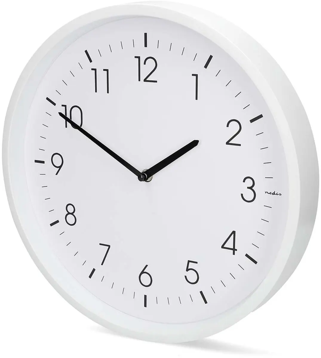 Nedis Wandklok CLWA1426WT - 36cm - Wit - afbeelding 2 van 6