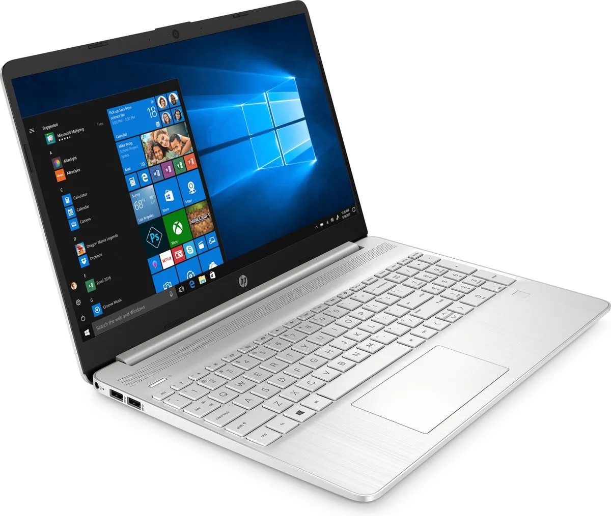 HP 15s-fq2126nd Notebook - i5 11e Gen 8GB 512GB SSD - Zilver - afbeelding 6 van 6