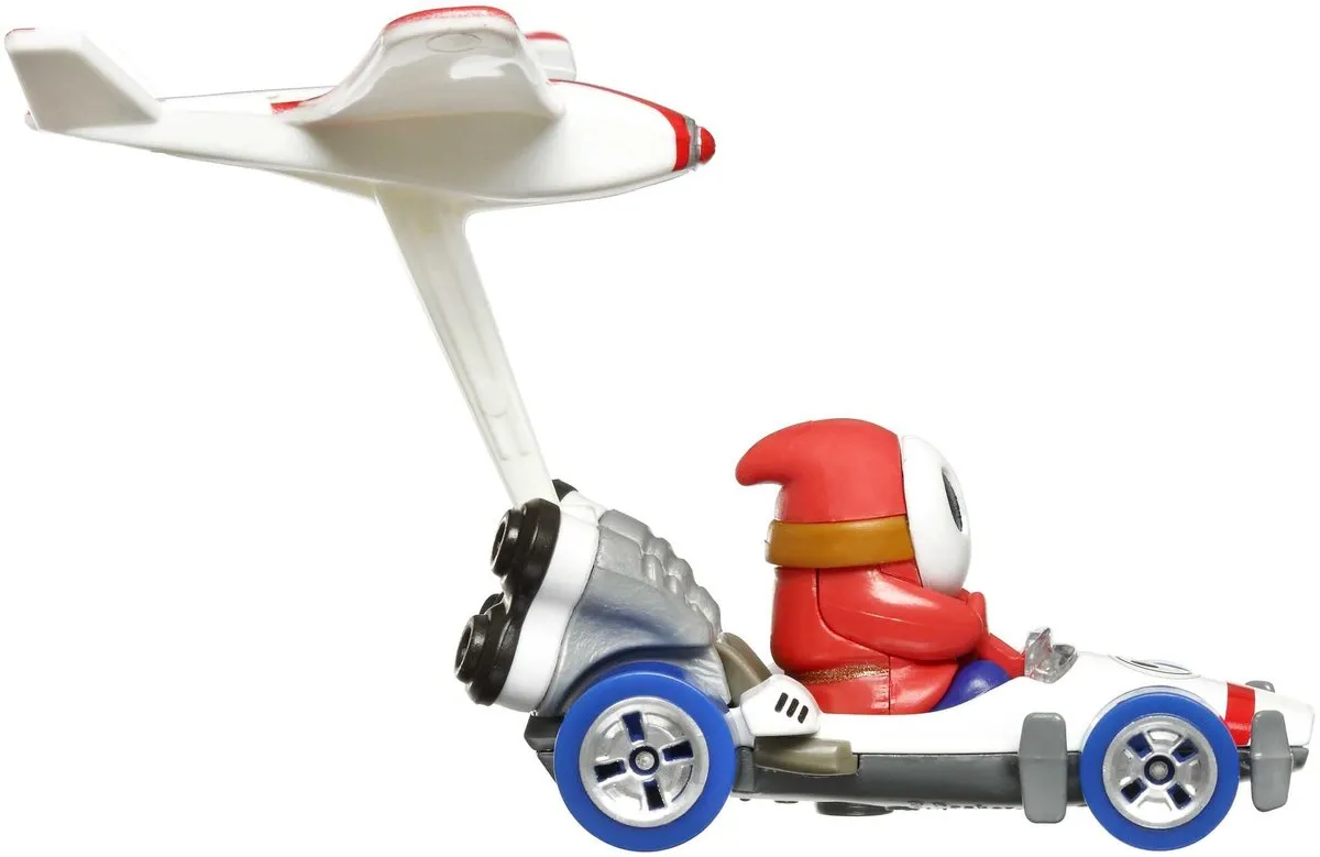 Hot Wheels Mariokart Shy Guy B-Dasher + Plane Glider 1:64 - afbeelding 5 van 5