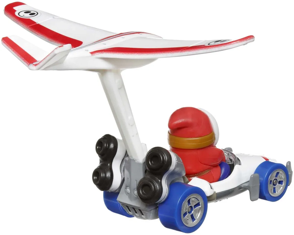 Hot Wheels Mariokart Shy Guy B-Dasher + Plane Glider 1:64 - afbeelding 4 van 5